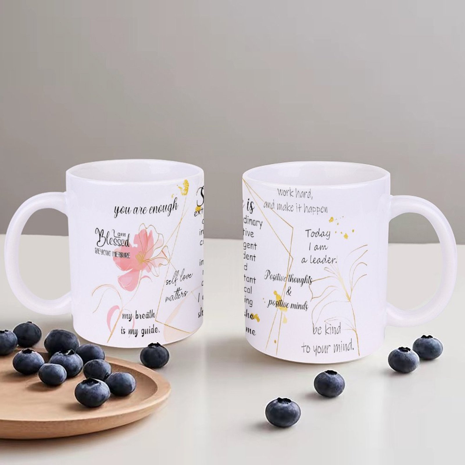 A Poster With A Quote About Sh - Sublimation Mug White のレビューと価格
