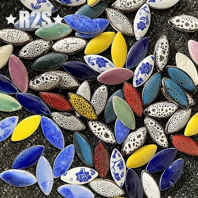 100g Mix color Irregular Ceram - Ceramic Tile Blank のレビューと価格