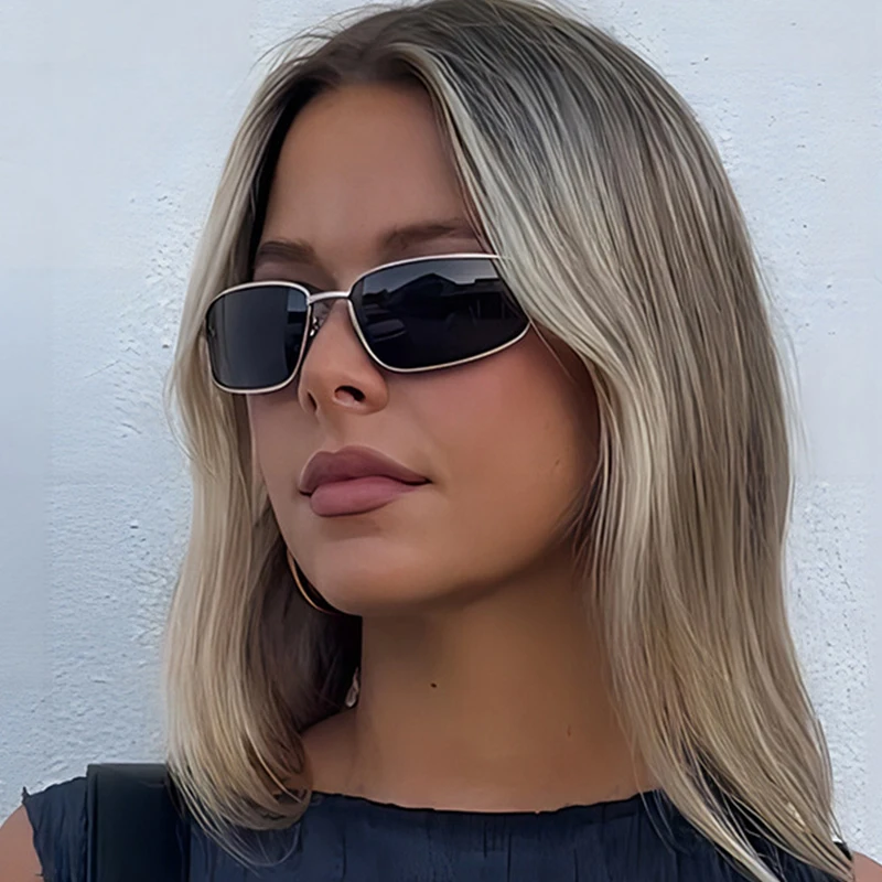 Women's y2k Sunglasses New Gla - Metal Photo Panel のレビューと価格