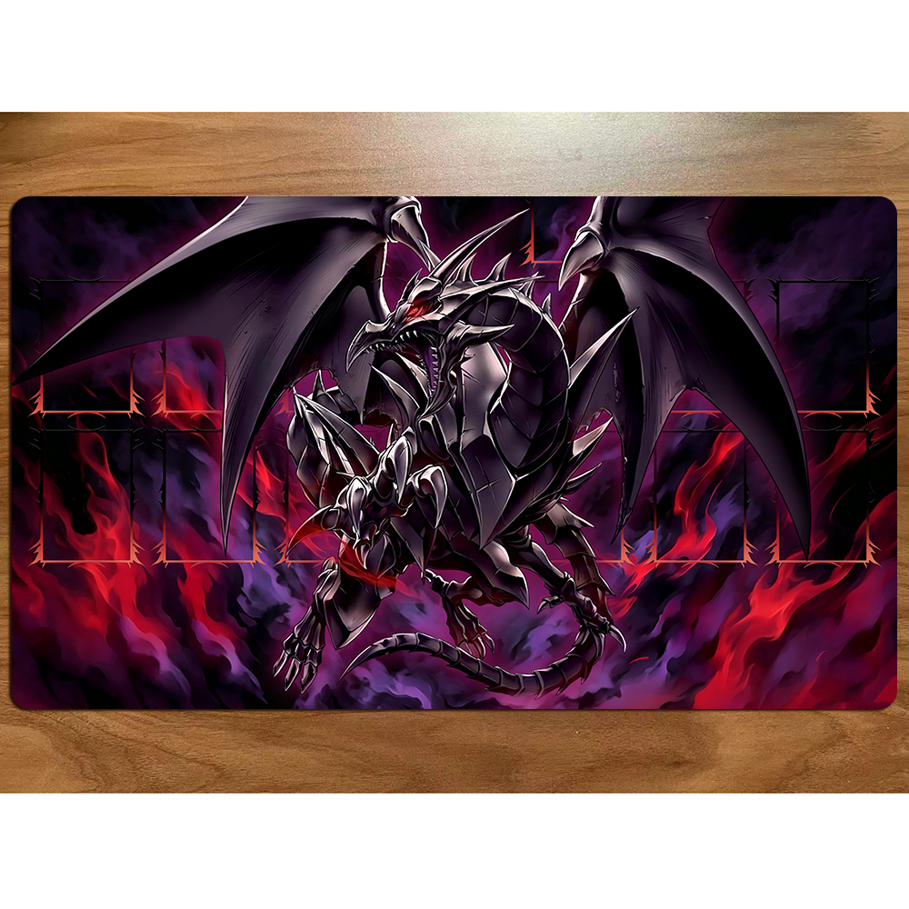 Yu-Gi-Oh Playmat Red-Eyes Blac - Door Mat Blank のレビューと価格