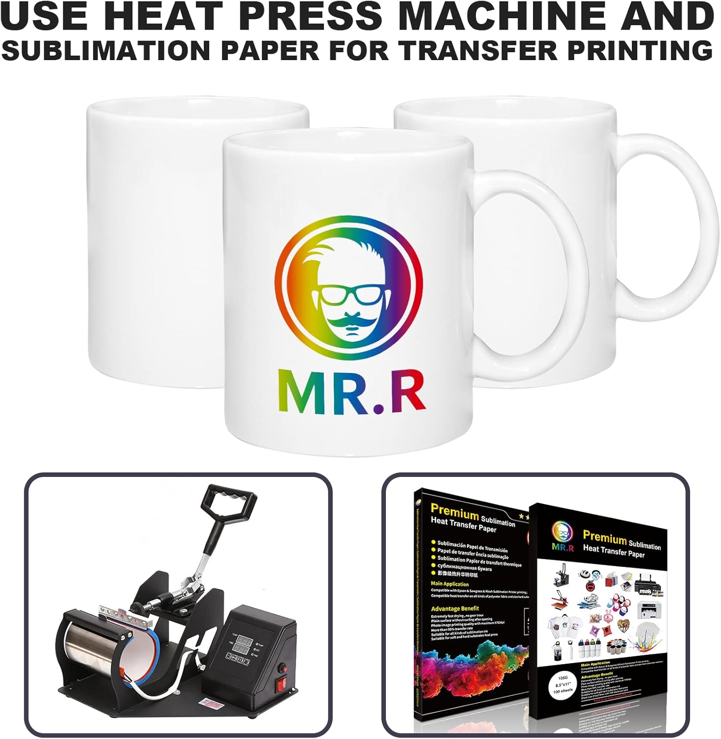 Set of 36 Sublimation Blanks D - Sublimation Mug White のレビューと価格