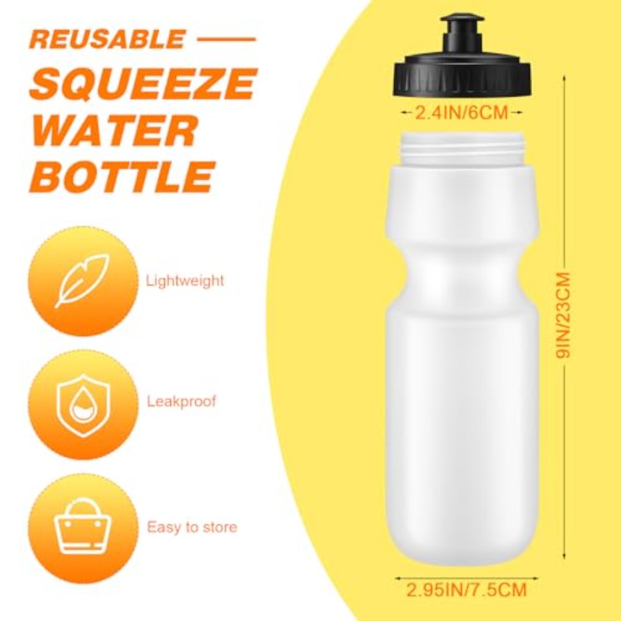24 Pcs Sports Water Bottles Bu - Water Bottle Blank のレビューと価格