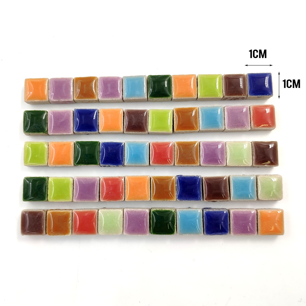 100g DIY Ceramic Mosaic Tiles  - Ceramic Tile Blank のレビューと価格