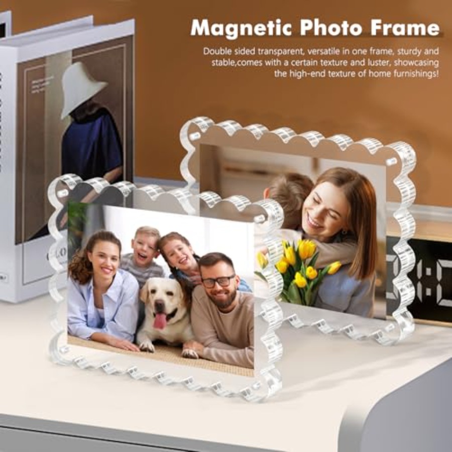 3Pack Magnetic Acrylic Picture - Photo Acrylic Block のレビューと価格