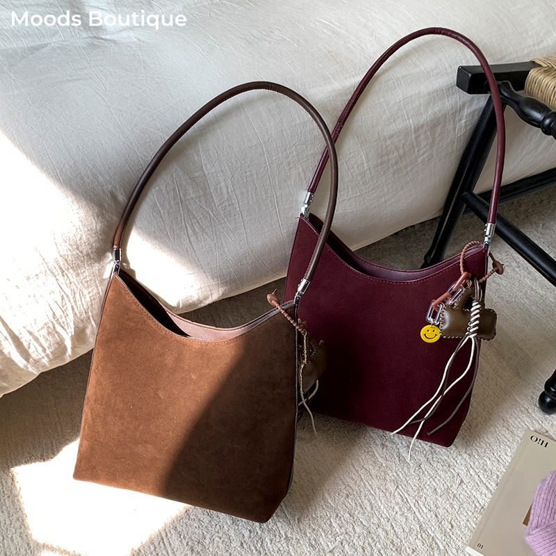 MOODS 2025 Autumn New PU Suede - Tote Bag Sublimation のレビューと価格
