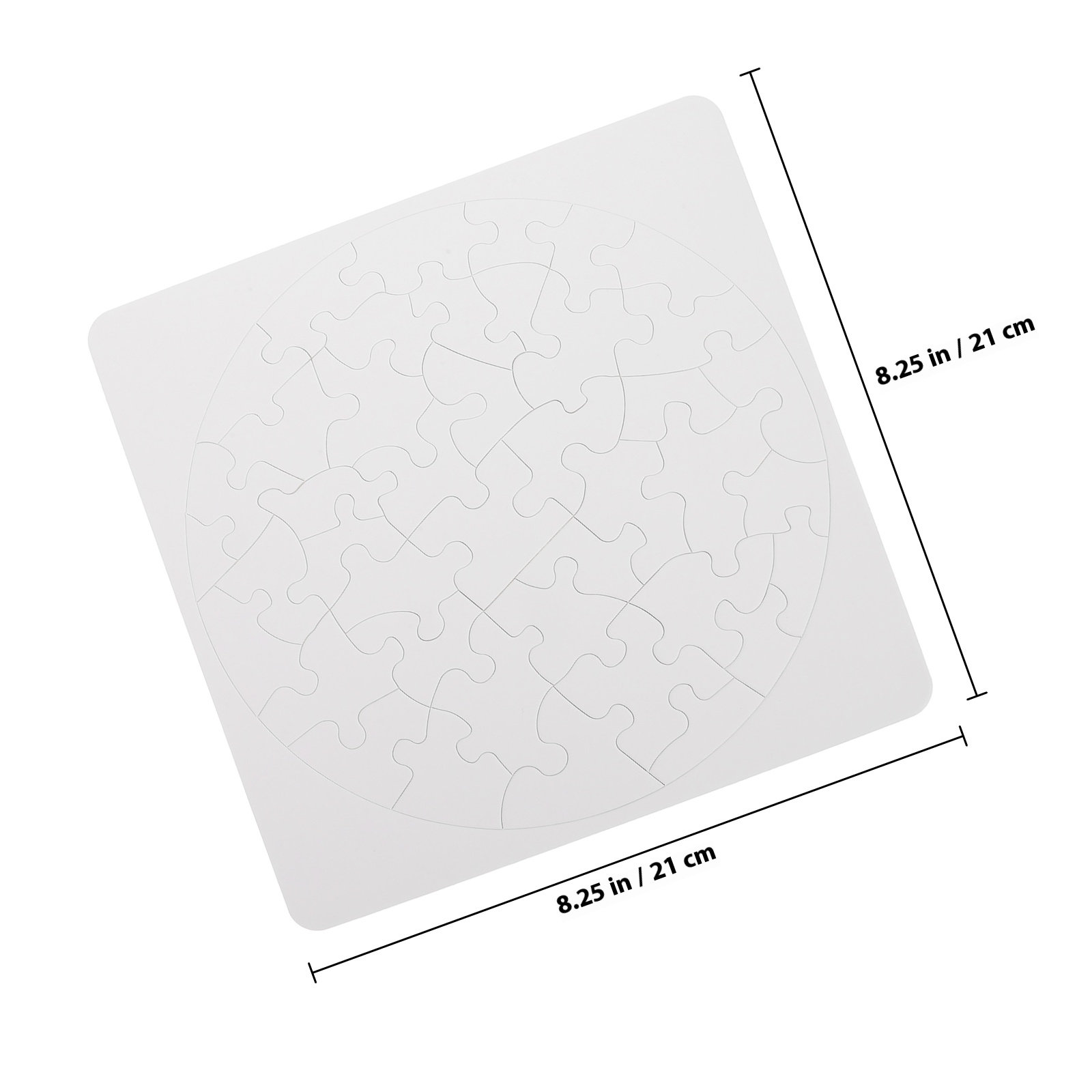 5 Sets Puzzle Sublimation Puzz - Puzzle Blank White のレビューと価格
