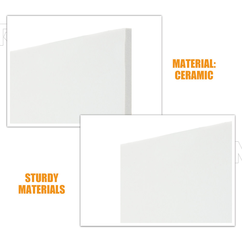 Square Ceramic Tiles White Bla - Coaster Sublimation Blank のレビューと価格