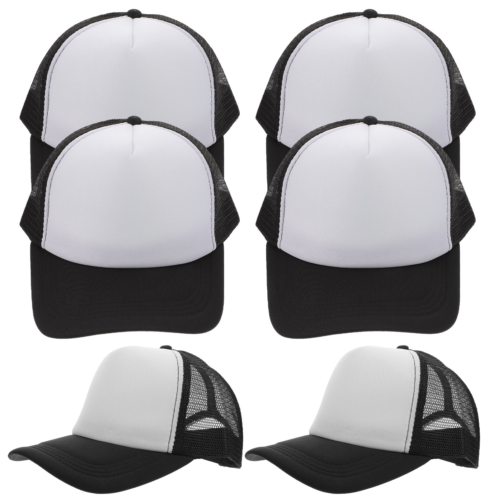 10Pcs Blank Baseball Cap Mesh  - Hat Sublimation Blank のレビューと価格