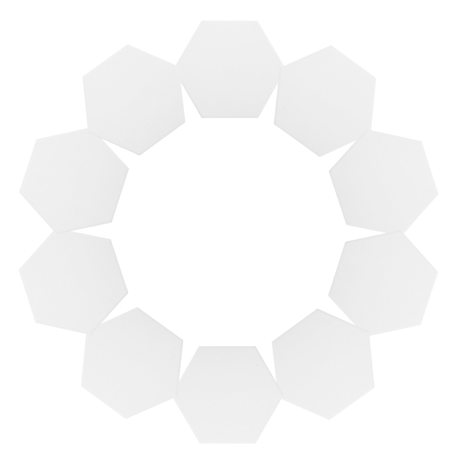 10Set White Hexagonal Ceramic  - Coaster Sublimation Blank のレビューと価格
