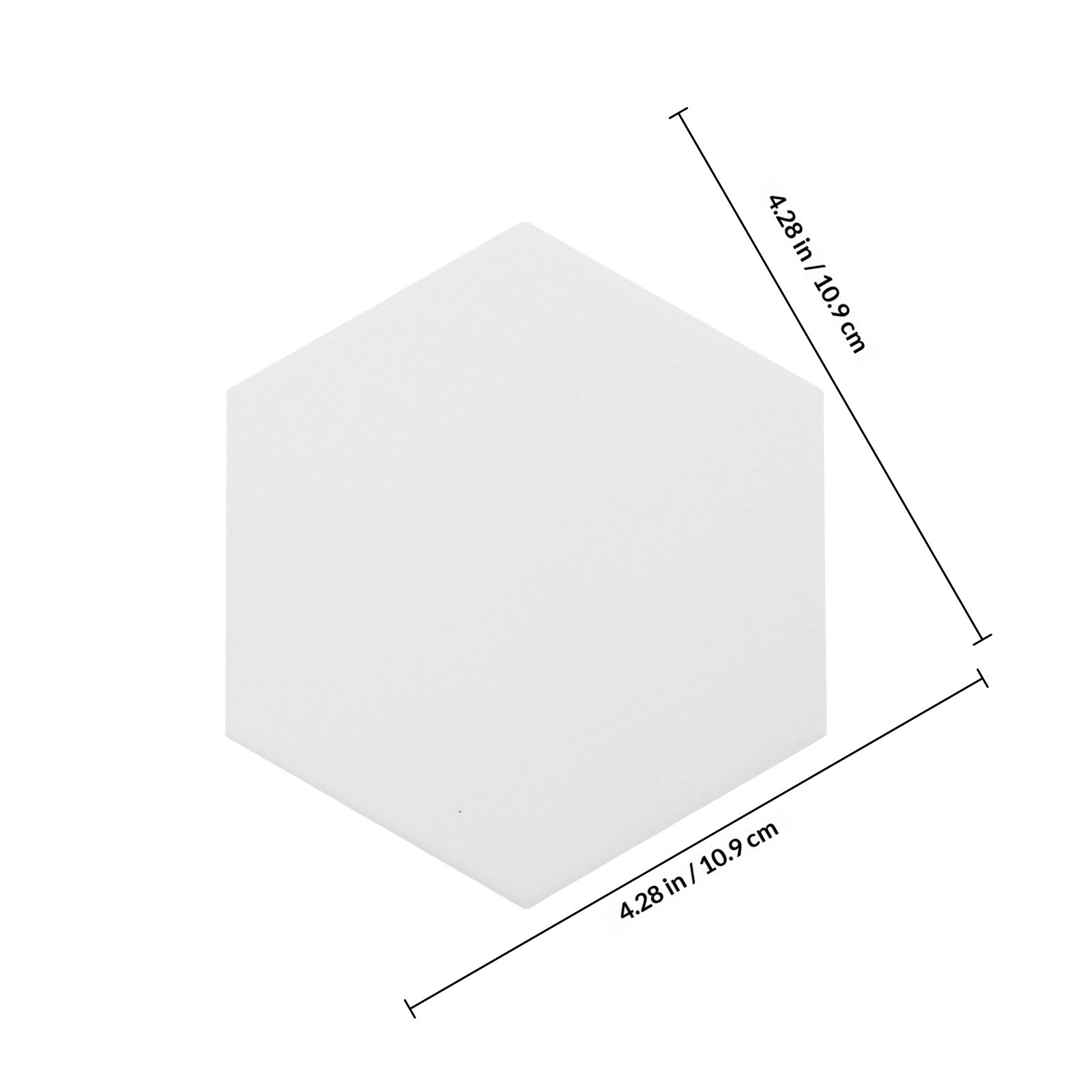 10Set White Hexagonal Ceramic  - Coaster Sublimation Blank のレビューと価格