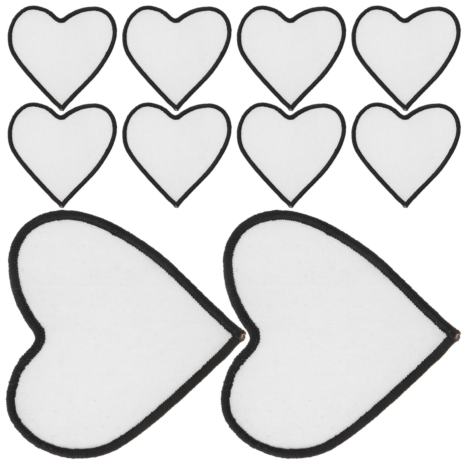 10Pcs Blank Iron-on Patch Heat - Hat Sublimation Blank のレビューと価格