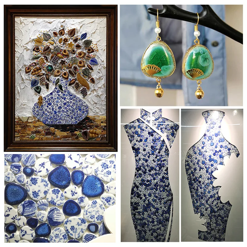 100g Oval Ceramic Mosaic Tiles - Ceramic Tile Blank のレビューと価格